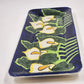 Hand Painted Bread Server Plate 16" Talavera Calla Lilies Mexico Signed Mexico Q