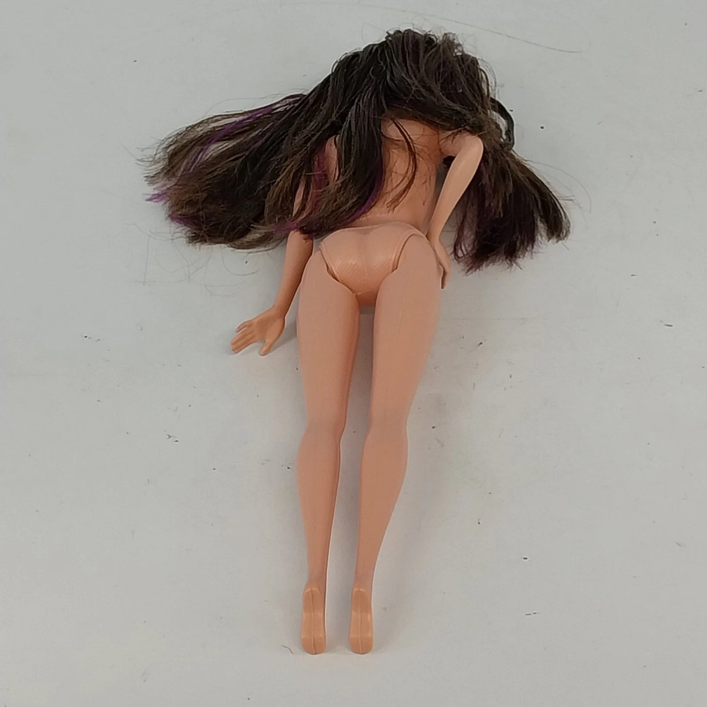Mattel Barbie Brunette Purple Hair Doll Y2K Nude Indonesia 2005 Head 1999 Body