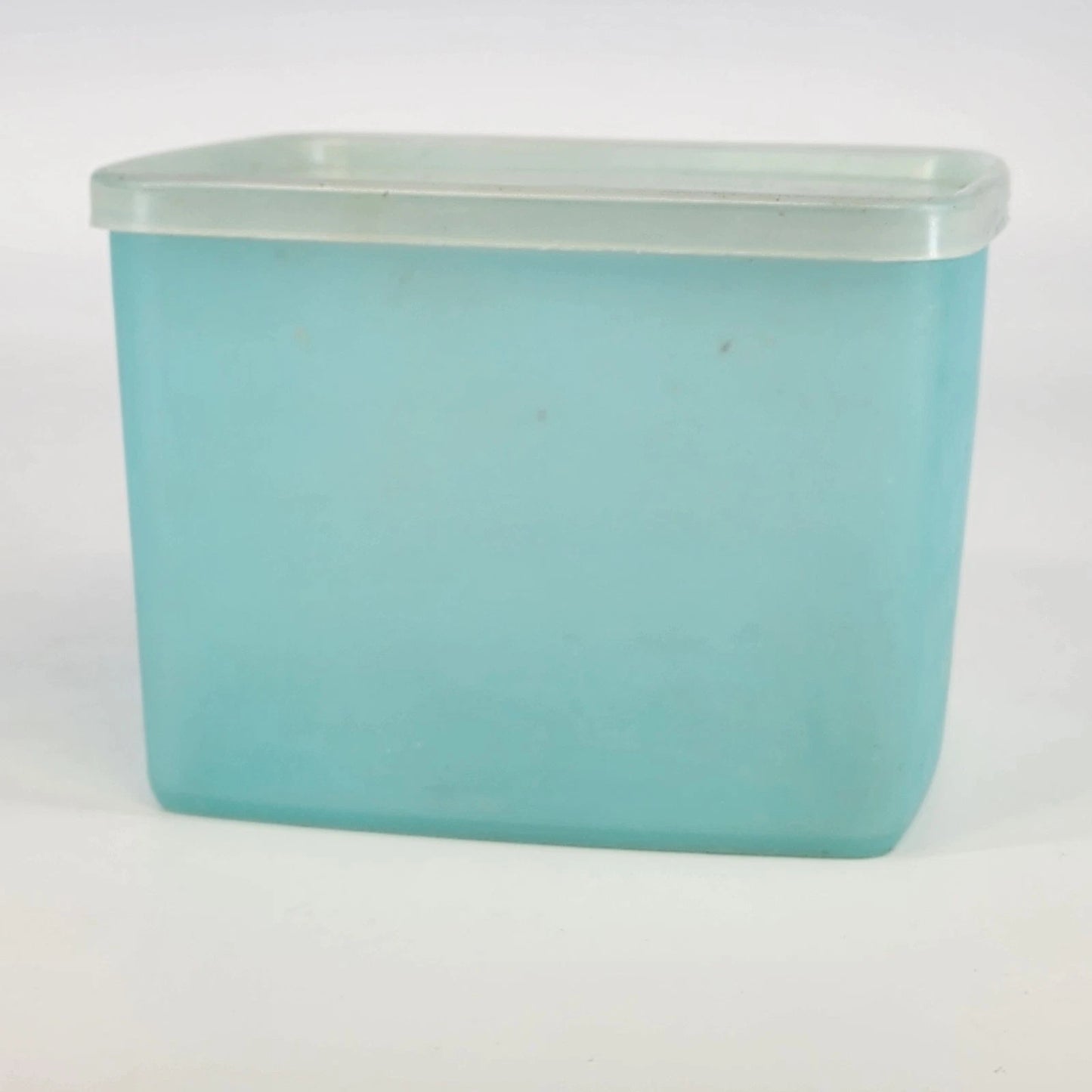 3 Tupperware 311/312 Blue Green Storage Containers w Lids Freezer Fridge Vintage