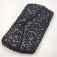 La Regale Black Beaded Clutch Purse Handmade Sequin Evening Bag Hong Kong Vtg