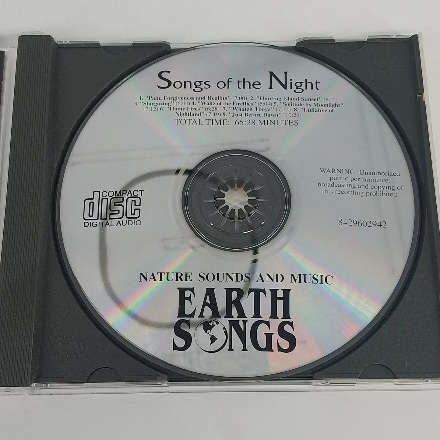 Songs of the Night Earth Songs CD 1995 Nature Sounds Ambient Relaxation Music