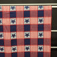 Red White and Blue Table Runner With Stars Design July 4th Themed 90 x 20 in