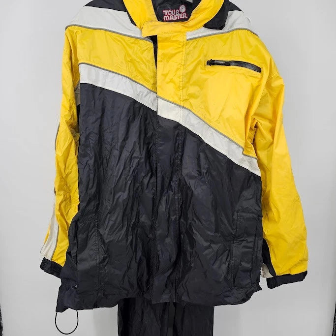 Tourmaster Defender Rainsuit XLarge Mens Rain Jacket Pants Hi Visibility Overall