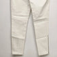 Mossimo White Stretch Denim Jeans Women's 10 Zipper Taper Leg Convertible Chic