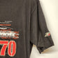 The Ohio State University P2 Pro Player Men's T-Shirt L Large Black Heavy Weight