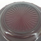 Avon Cape Cod Ruby Red Glass Pie Plate Scalloped Serving Dish 10.75" Rosette Vtg