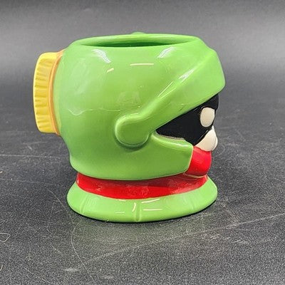 Marvin the Martian Coffee Tea Mug Cup Warner Bros WB Green Figural Ceramic China