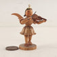 6 Pc Erzgebirge Wood Winged Angel Orchestra Playing Instruments Vintage 2½" Tall