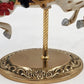 Homco Carousel Horse Figure Santa Claus #5117 Ceramic Brass Stand Philippines