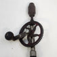 Millers Falls No. 94 Egg Beater Hand Drill 11" Wood Handle Rotary Drill Vtg USA