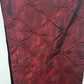 Reversible Velvet Table Runner 60" Maroon Black Diamond Quilted Luxury Holiday