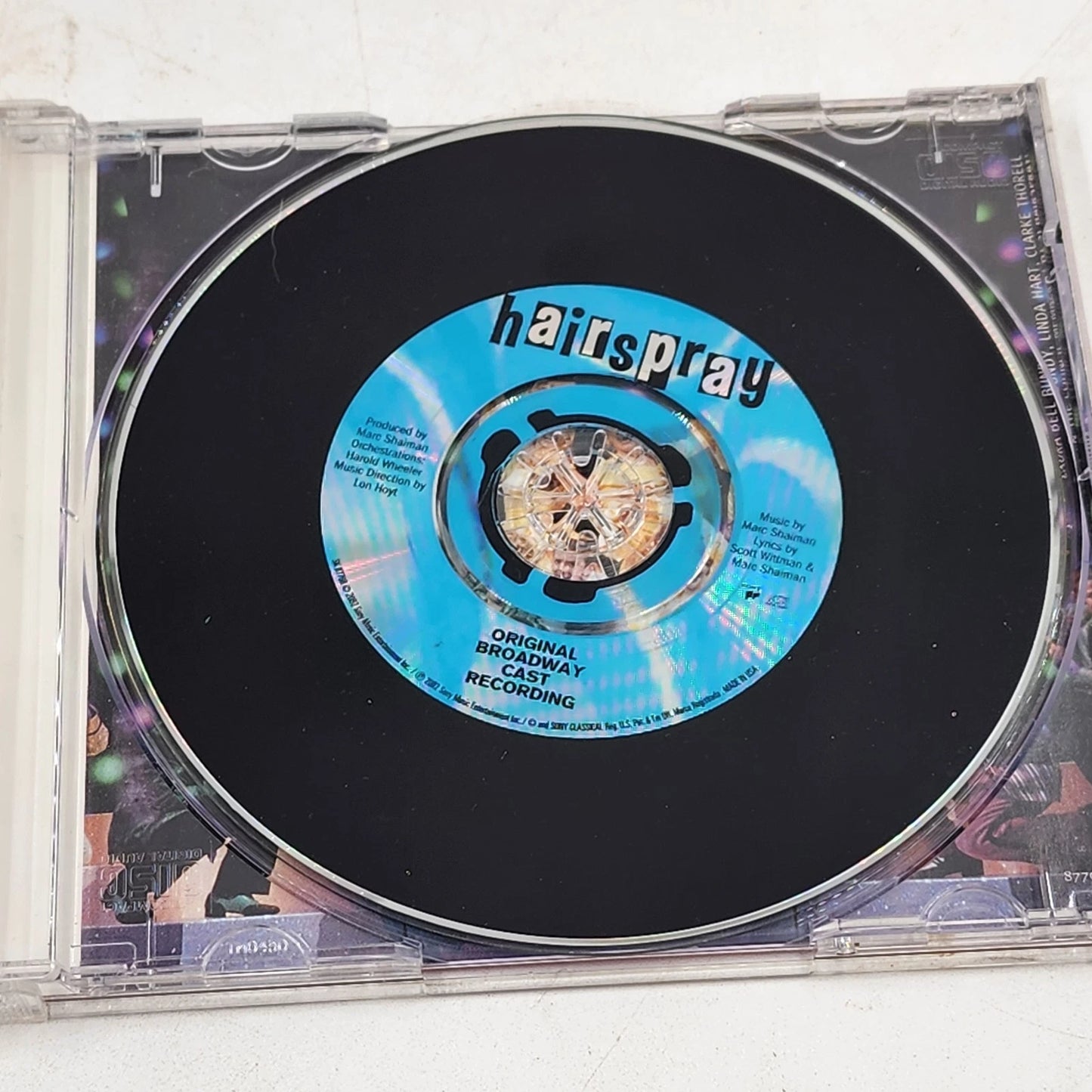 Hairspray Original Broadway Cast Recording CD 2002 Tony Award Winner Theatre