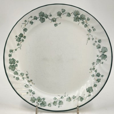 Corelle Callaway Green Ivy Dinner Plate Swirled Edge 10.25" USA
