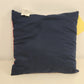 Sonoma Patriotic Santa Uncle Sam Puppies Quilt Block Pillow 15.5" Red White Blue