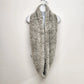 Sherpa Infinity Scarf Gray Plush Winter Neck Cowl 33"x8" Faux Fur Warm Loop Wrap