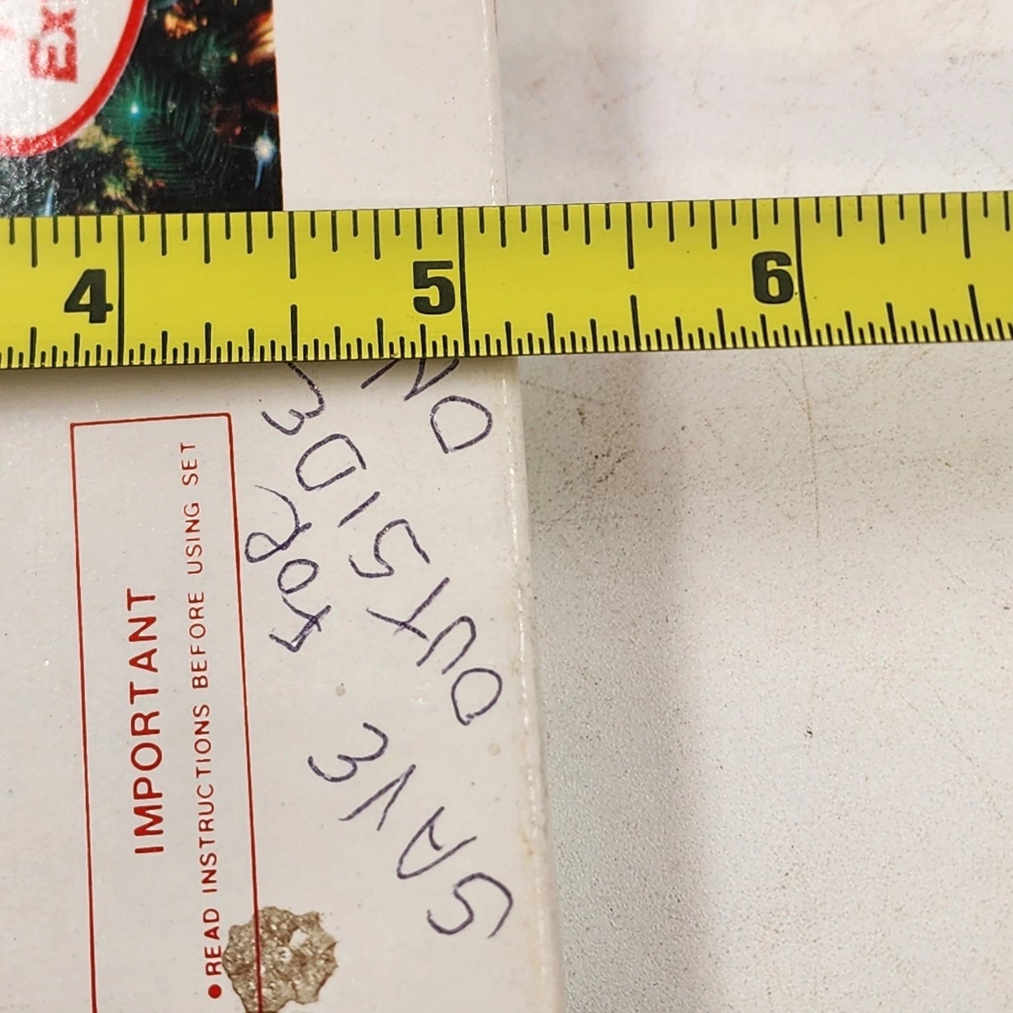 JoyBrite 50 Mini Flashing Multicolor Christmas Lights Set String to String 27ft