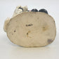 Italian Ceramic Man Accordion Dog Figurine 5" Green Base Hand Painted Vtg
