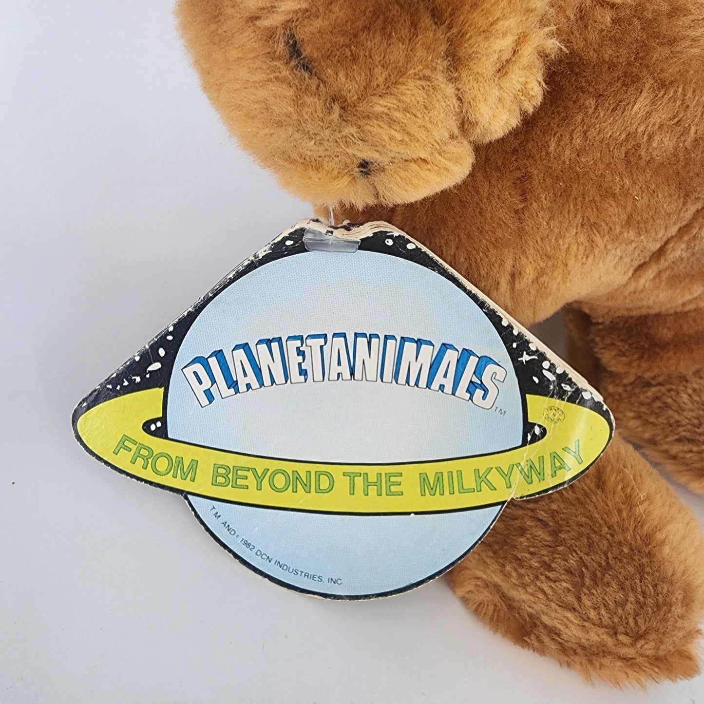 Andromicus Zapticon Planet Animals Sloth Plush 14" with Tags Rare Vintage 1982