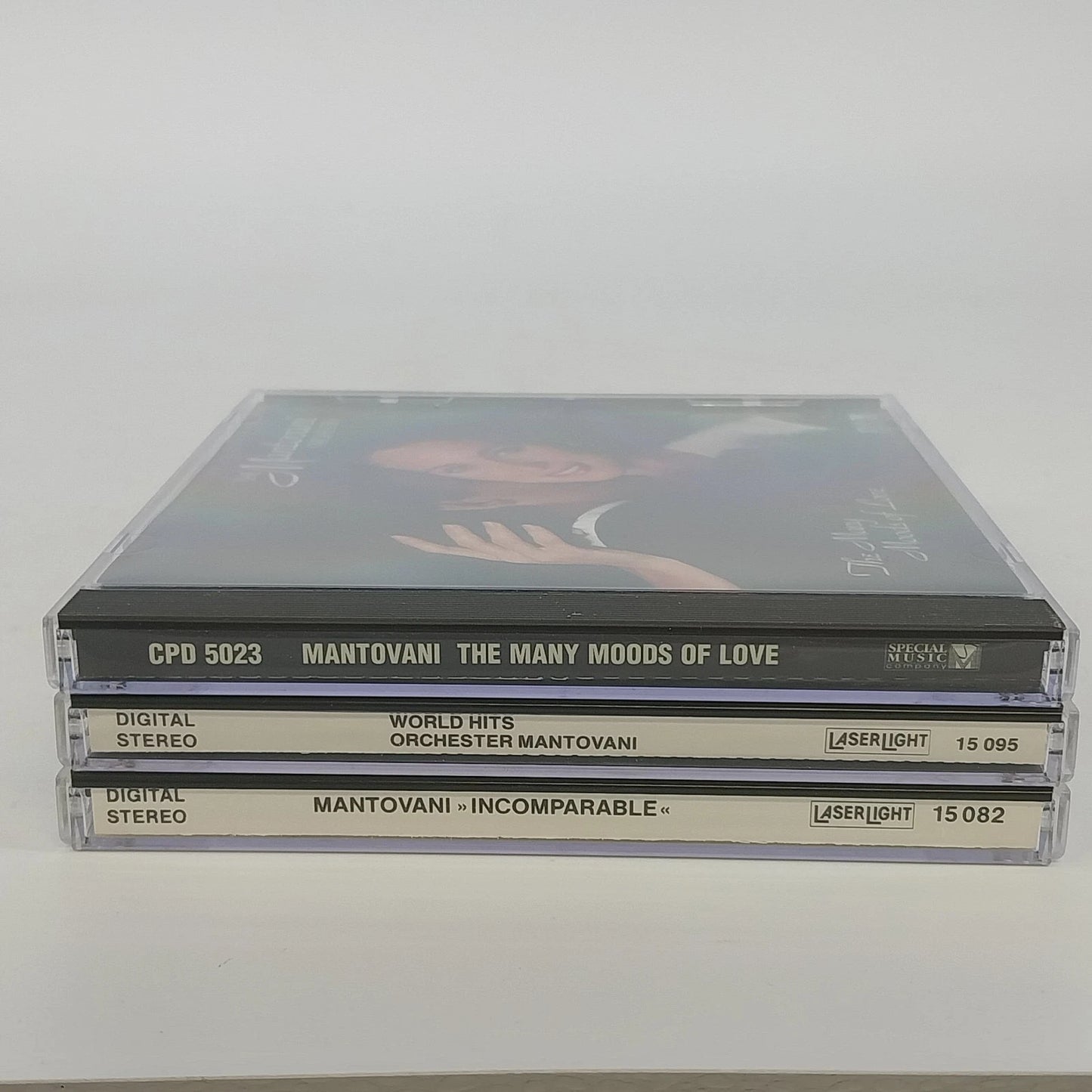 Mantovani World Hits Incomparable & Many Moods of Love 3 CD Orchestral 1991