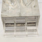 Akro Mils PM15 Storage Organizer 10 Drawer Swirl Plastic Cabinet 9.75" Vintage