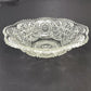 Imperial Glass Clear Bowl Antique Hobstar Criss-Cross Sawtooth Edge 10" 1909