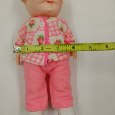 Campbell's Soup Kid Twin Doll Plastic Brunette & Blonde 10" 1970s Various Outfit