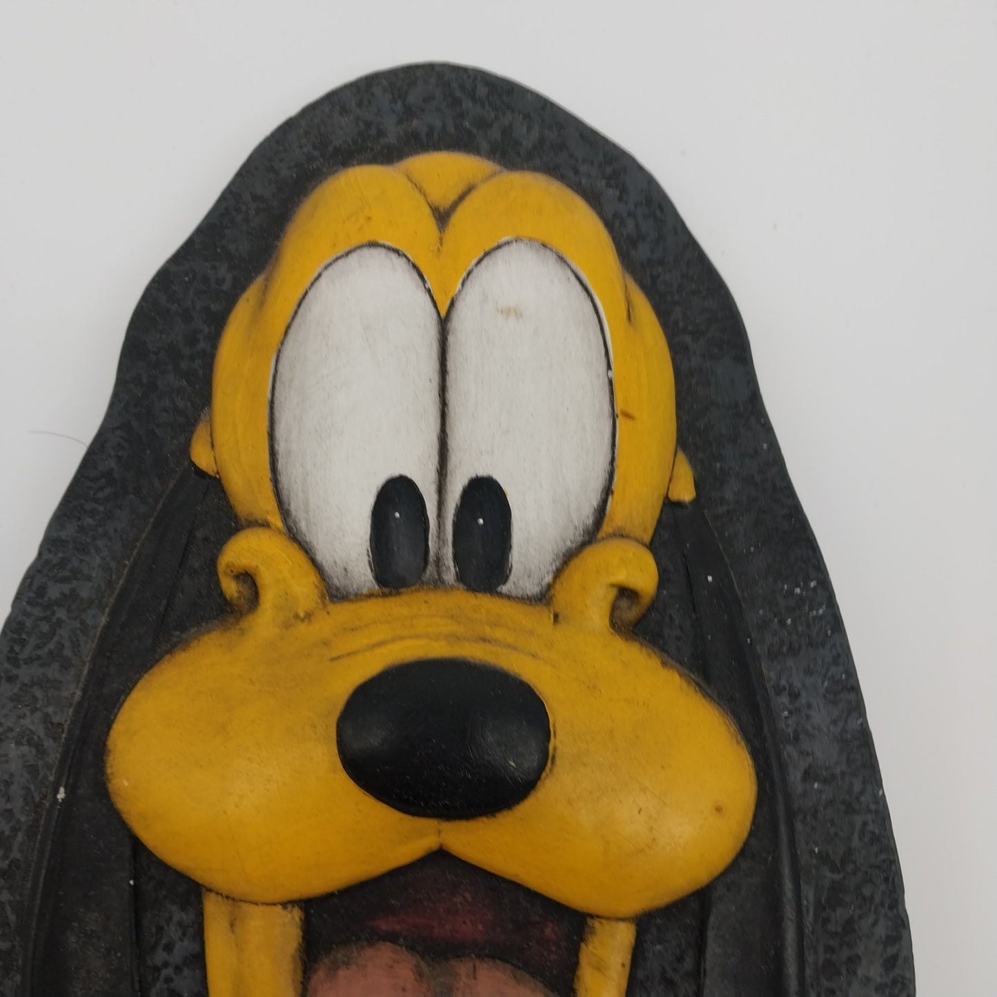2011 Pluto Ceramic Wall Hanging Hand Painted Antiqued Stepping Stone