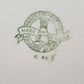 Paden City Pottery Marlene Lace Pattern 10" Dinner Plate Vintage Crazed