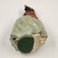 Chalkware Lady in Tex-Mex 19th Century Attire Black Top Green Skirt VTG