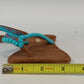 Mad Love Pom Pom Sandals Womens Size 8 Brown Turquoise Boho Flats