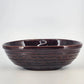 Marcrest Daisy Dot Divided Serving Bowl Brown 8"x10" Stoneware Oven Proof USA