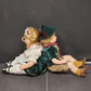 Hansel and Gretel Porcelain Dolls by Susan Wakeen Danbury Mint Hand Painted Vtg