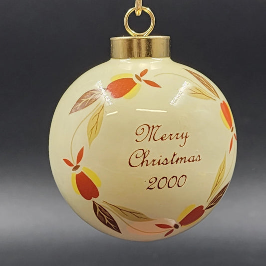 Autumn Leaf Merry Christmas Ornament 2000 China Specialties Exclusive Ltd Ed 500