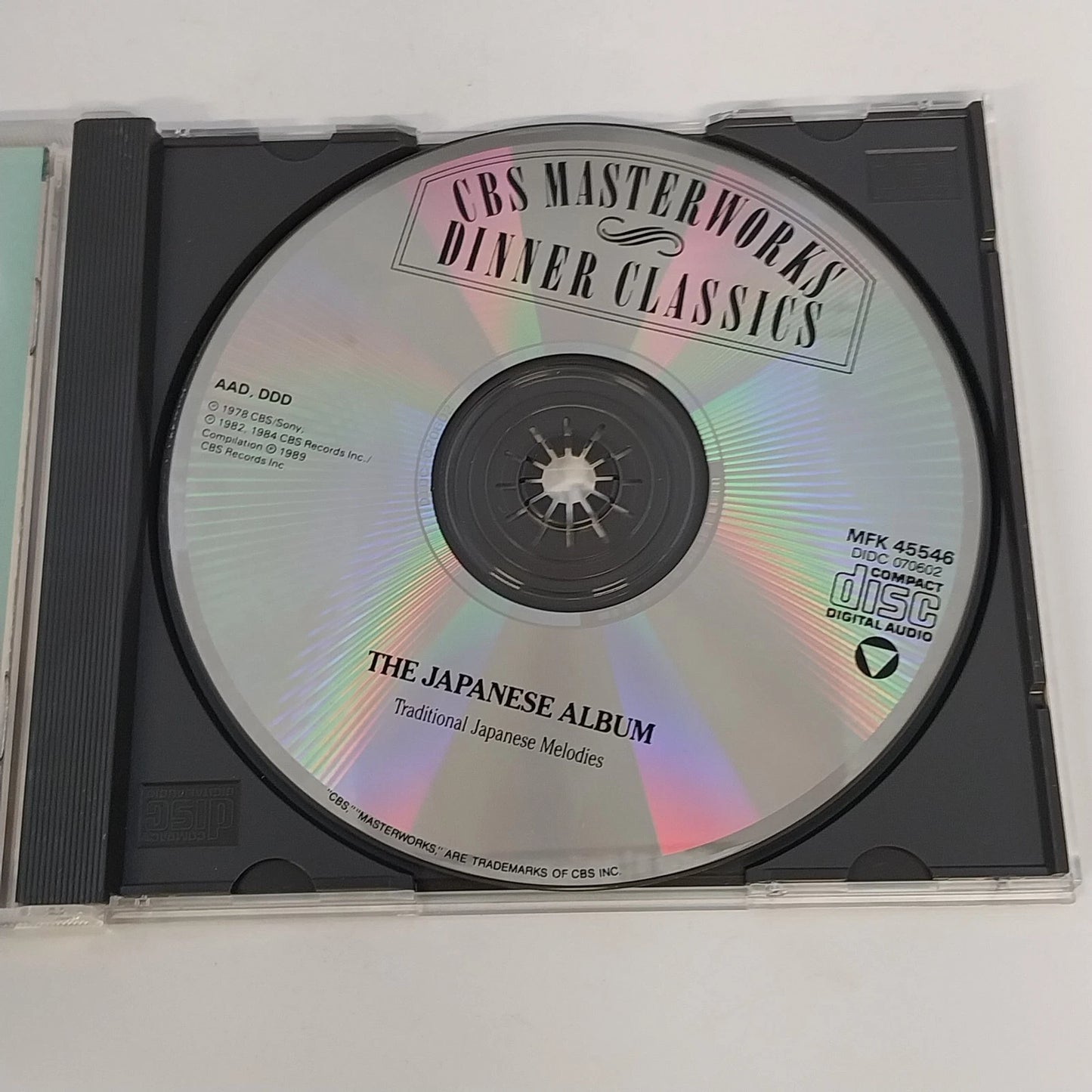 CBS Masterworks Dinner Classics 7 CD Lot Classical Music French Italian Japanese