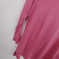 Talbots Pink Tunic Top Women SP 3/4 Sleeve Supima Cotton Modal 21" Crew Neckline