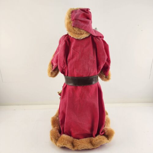 Santa Claus Paper Mache JC Penney Home Collection Nutcracker 13" Tall w Presents