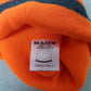 Majestic 75-8202 Reflective Trim Stripe HV Orange Knit Beanie Cap Hat Warm New