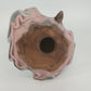 Holland Mold Lady Figurine White Pink Dress Hand Painted Ceramic 17" Vintage