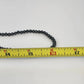 6-Strand Seed Bead Necklace 34" Multi-Media Glass Stone Metal Boho No Clasp Vtg