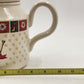 Charlton Hall Classic Traditions Christmas Teapot Ceramic 50 oz Holiday Design