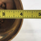 Dept 56 Brass Bell Long Decorative Handle with Logo Polished Etched Dog 4" x 10"