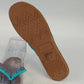 Mad Love Pom Pom Sandals Womens Size 8 Brown Turquoise Boho Flats