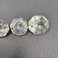 9 Pc High Quality Octagon Crystal Strand Progressive Cascade Flow Chandelier 8"
