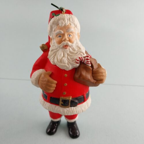 4 Keepsake Ornament Collectors Club '95-'96 Inc: Santa Rudolph Fishing Memories