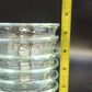 6 Pc Pyrex 463 Clear Glass Custard Cups Bowls Ramekins 6 oz Scalloped Flared Rim