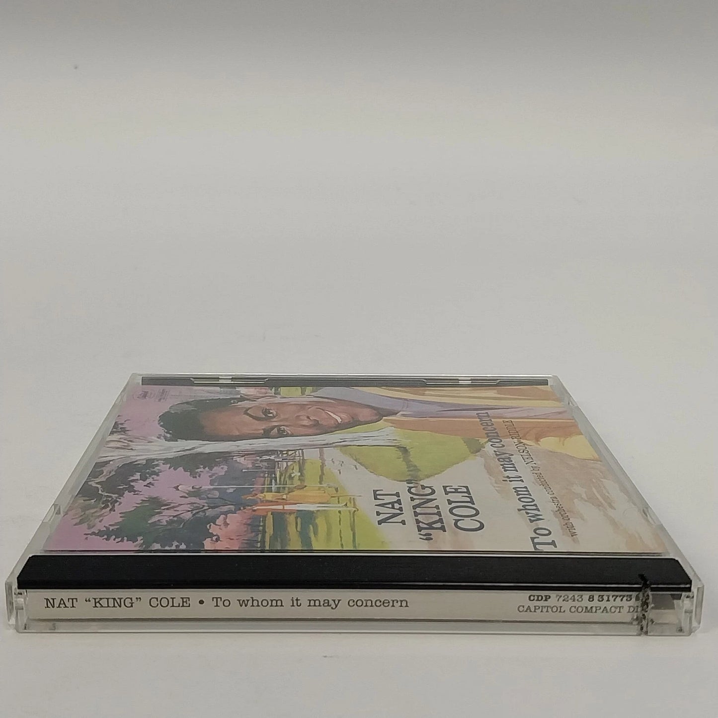 Nat King Cole To Whom It May Concern CD Capitol Nelson Riddle Lee Gillette 1995