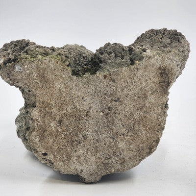 Angel Bear Brown Concrete Statue Halo Wings Cross Garden Decor 6"