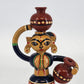 Channapatna Handmade Wooden Doll Karnataka India 7.5 Inch