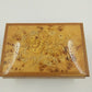 Reuge Inlaid Wood Music Box Italy 4x5.5" 18-Note MEMORY Tune Cats