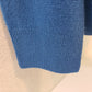 The Tog Shop Women's Large Blue/Teal 100% Acrylic Turtleneck Knit Top